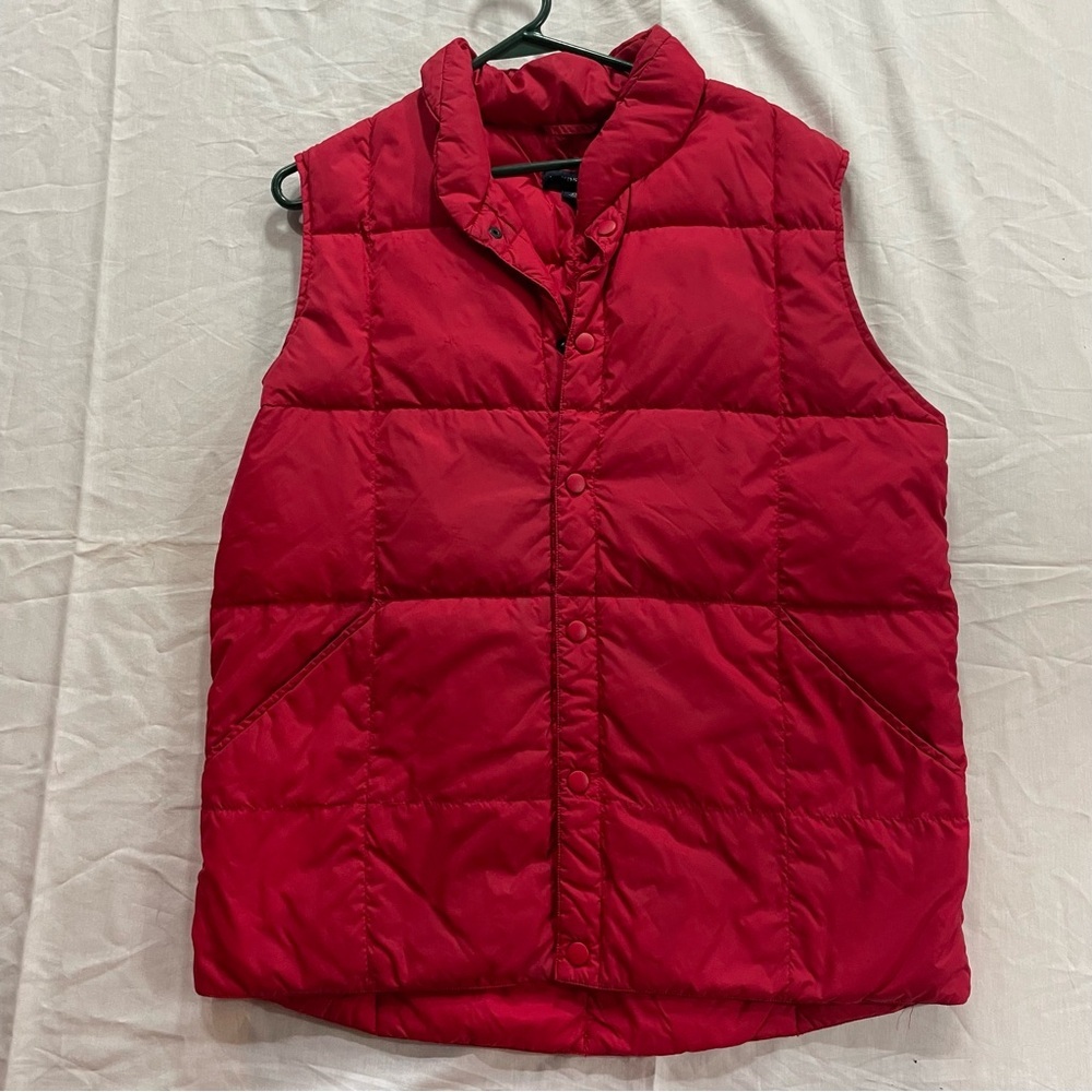 144 Lands' End Vibrant Red Vest‎ (XL)